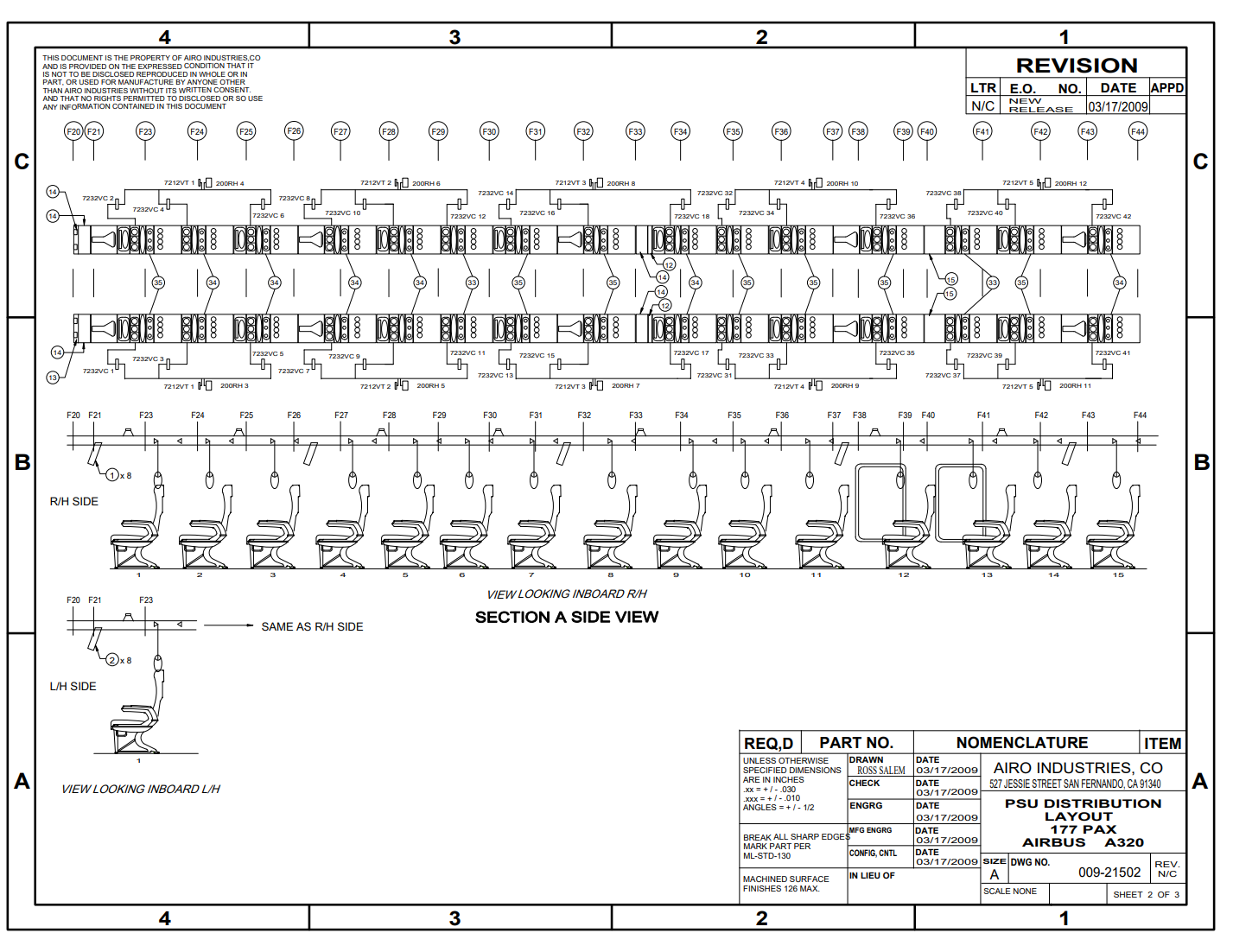 Boeing 737-400 Seating Configuration